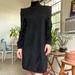 Zara Dresses | Nwot Zara Knit Sparkly Long Sleeve Turtleneck Dress / S | Color: Black | Size: S