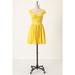 Anthropologie Dresses | Leifsdottir Anthro Yellow Bamboo Garden Dress 10 | Color: Yellow | Size: 10