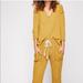 Free People Pants & Jumpsuits | Free People Beach Toes In The Sand Matching Set In Moss / Yellow Size M | Color: Gold/Yellow | Size: M