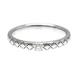 Gucci Jewelry | Gucci Diamantissima Ring White Gold (18k) Fashion Diamond Band Ring Silver | Color: Silver | Size: Os