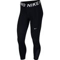 Nike Damen Pro Crop Tights, Black/White, XL