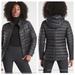 Athleta Jackets & Coats | Nwt Athleta Pulse Reversible Down Jacket Black/Blue S Or Xs | Color: Black/Blue | Size: Various