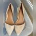 J. Crew Shoes | J Crew Factory Flats Zoe D’orsay Flat Natural Size 9 Leather Suede | Color: Cream/Tan | Size: 9