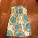 Lilly Pulitzer Dresses | Lilly Pulitzer Sundress, White With Large Blue And White Daisies, 12 | Color: Blue/Yellow | Size: 12