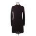 Rebecca Minkoff Casual Dress - Sweater Dress: Burgundy Tweed Dresses - Women's Size Medium