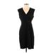 Ann Taylor Factory Casual Dress - Sheath: Black Solid Dresses - Women's Size Small