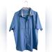 Under Armour Shirts | Men’s Under Armour Short Sleeve Button Up Shirt | Color: Blue | Size: Xl