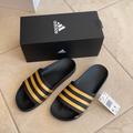 Adidas Shoes | Nwt Adidas Adilette Aqua Sandals | Color: Black | Size: 9