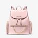 Michael Kors Bags | Michael Kors Jet Set Medium Pebbled Leather Backpack Light Pink & Gold | Color: Gold/Pink | Size: Os
