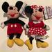Disney Toys | Nwt Disney Mickey & Minnie Mini Bean Bag Characters | Color: Black/Red | Size: Toy