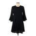 Zara Basic Casual Dress - DropWaist: Black Dresses - New - Women's Size Medium