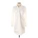 Gap Casual Dress - Shirtdress: Ivory Dresses - Women's Size X-Small