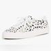 Madewell Shoes | Madewell Sidewalk Low Top Sneakers In Splattered Painted Calf Hair | Color: Black/White | Size: 8