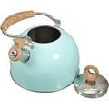 Stove Top Whistling Tea Kettle Stainless Steel Teakettle Teapot Water Kettle Hot Water Pot Loose Leaf Tea Maker Hot Water Fast to Boil 2.5L for Home Kitchen