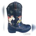 Disney Shoes | Disney Toy Story Woody & Horse Light Up Cowboy Boys Boots Size 10 | Color: Black/Yellow | Size: 10b