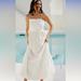 Anthropologie Dresses | Anthropologie Marisol Smocked Maxi Dress | Color: White | Size: S