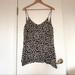 Brandy Melville Tops | Brandy Melville Flowy Sunflower Tank Top | Color: Black/Tan | Size: One Size