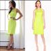 J. Crew Dresses | J.Crew Collection Women’s Size 0 Lace Sheath Dress Neon Yellow Sleeveless A8182 | Color: Yellow | Size: 0