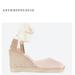 Anthropologie Shoes | Anthropologie Castaner Espadrilles Lace-Up Sandals | Color: Pink/Tan | Size: 8