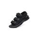 IJNHYTG Sandal Mens Beach Sandals Summer Man Casual Shoes Fashion Comfortable Breathable Shoes Lightweight Quick (Color : Schwarz, Size : 6.5 UK)