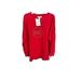 Michael Kors Tops | Michael Kors Long Sleeve Red Thermal With Gold Studded Logo 2x Plus | Color: Gold/Red | Size: 2x