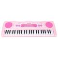 Multifunctional Kids Piano Keyboard, USB Digital Piano with 100 Timbre, 100 Rhythm, 50 Presentations, 49 Sound Effects, LED Lamp & Aux Audio Input, Portable Keyboard for 3-6 Years