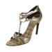 Gucci Shoes | Gucci By Tom Ford Rhinestone Gold Dragon Chain Heels Size 8b | Color: Gold | Size: 8