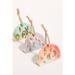 Free People Jewelry | Nwt Free People Dreamer Ceramic Stud Earring Set Of 4 Pairs | Color: Gold/Pink | Size: Os