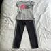 Nike Matching Sets | Nike Pants And Shirt Set | Color: Black/Gray | Size: 6g