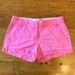 J. Crew Shorts | J. Crew Neon Pink Broken-In Chino Shorts - Excellent Condition | Color: Pink | Size: 6