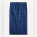 J. Crew Skirts | J Crew Denim Pencil Skirt | Color: Blue | Size: 2