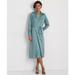 Ralph Lauren Dresses | Lauren Ralph Lauren Charmeuse Surplice Blue Satin Wrap Dress 12 | Color: Blue | Size: 12