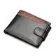 VOSMII Wallet Leather Vintage Men Wallets Coin Pocket Hasp Small Wallet Men Purse Card Holder Male Clutch Money Bag