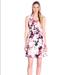 Nine West Dresses | Nine West Women’s Sleeveless Dress Floral | Color: Tan | Size: 8