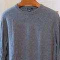 J. Crew Sweaters | J Crew Gray Crew Neck Sweater Cashmere Cotton Blend Size Xl Machine Washable Euc | Color: Gray | Size: Xl