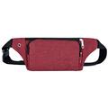 VOSMII Bumbag Nylon Waist Packs for Women Laser Chest Phone Pouch Chest Bags Fanny Pack Belt Sling Bags (Color : Red)