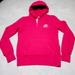 Nike Sweaters | Nike Women's Hoodie Sweatshirt Pink Button Up Neck Pullover Size M Long Sleeve | Color: Pink | Size: M