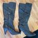 Nine West Shoes | Nine West Boots | Color: Blue/Black | Size: 8