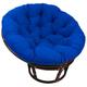 Garden Round Chair Cushion, Hanging Egg Swing Chair Cushion Removable Patio Chair Pads Garden Hanging Chair Patio Hanging Cushion Rattan Chair Pads For Outdoor/Indoor ( Color : B , Size : 100*100cm )