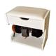 WJFLUCK Shoe Polisher Machine Electric Induction Shoe Polisher With Storage Box And Soft Cushion Used As A Used As A Shoe Stool Suitable For Home And Business clean