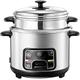 LEgdor Stainless Steel Rice Cooker, Slow Cooker Food Steamer, 2-5 Litre Keep Warm Function One Control Premium Inner Perfect Rice Every Time Quick & Easy 8 Different Functions (3L),3L