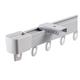 Curtain Rail Track,Room Divider Curtain Track, Curtain Track For Windows 1 To 6 M-Curtain Rod Set-Heavy Duty Curtain Rail With Brackets-Ceiling Or Wall Mount(Color:White-Wall,Size:4.8m(4 * 1.2m) (Col
