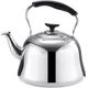 Stovetop Teapot Stainless Steel Whistling Kettle Tea Kettle with Filter Gas Stove Induction Cooker Universal Kettle Whistling Teapot Hot Water Kettle (A 1.5L)