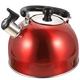 Whistle Kettle Stainless Steel Tea Pots Boiling Kettle Stovetop Coffee Kettle Blooming Teapot Small Tea Kettle Stovetop Kettle Teapots Practical Kettle Beep Bakelite (Red 19X19X23C