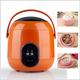 LEgdor Mini Rice Cooker Steamer Rice Cooker Premium-Quality Inner Pot (1.2L/200W/220V) Keep-Warm Function for Cooking Rice, Porridge, Nutritious Eggs,Color:Orange,Orange