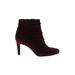 Vince Camuto Ankle Boots: Burgundy Shoes - Women's Size 9