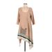 Lee Andersen Casual Dress: Tan Dresses - Women's Size Medium