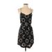 Madewell Casual Dress - Mini: Black Jacquard Dresses - Women's Size 2