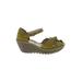 FLY London Wedges: Green Shoes - Women's Size 40