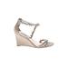 Badgley Mischka Wedges: Ivory Shoes - Women's Size 6